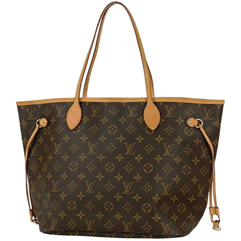 Louis Vuitton Neverfull Shoulder Bag Shopping Tote Monogram Brown - Picture 1 of 10